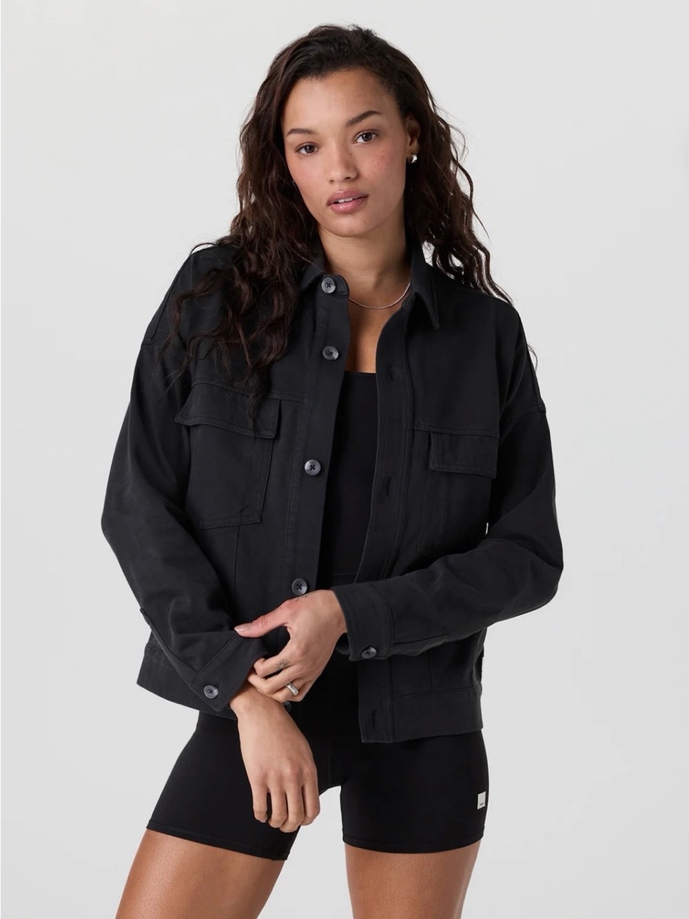 NWT Vuori Washed Black Jacket